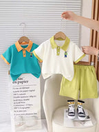 Conjunto Infantil Masculino Polo Ursinho