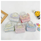 Bolsa Infantil Feminina Alcinha de Pérolas