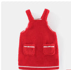 Conjunto Infantil Feminino Vermelho Plush