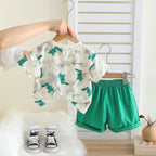 Conjunto Infantil Masculino Animais Bolsinho