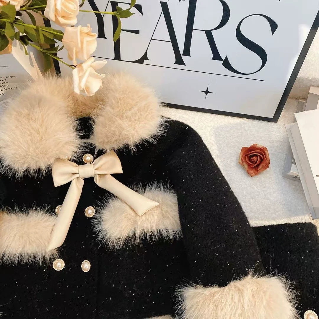 Conjunto Infantil Inverno Pelinhos Lacinho