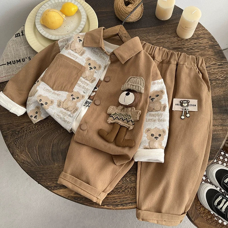Conjunto Infantil Ursinho 3 Peças