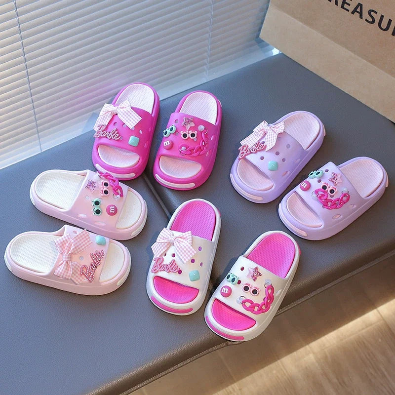 Crocks Infantil Barbie Lacinho