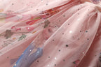 Vestido Infantil Frozen com Tule