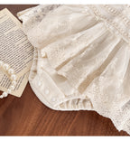 Body Infantil Feminino com Tule Rendado