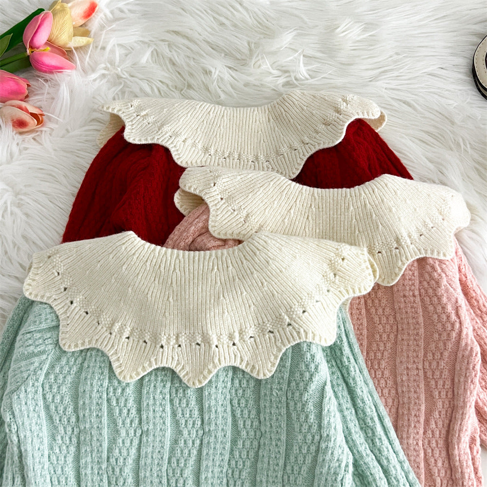 Conjunto Infantil Feminino Tricô Coelhinho