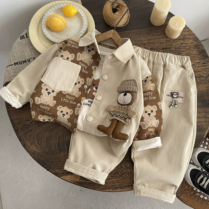 Conjunto Infantil Ursinho 3 Peças