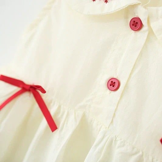 Vestido Infantil Gatinha Lacinhos