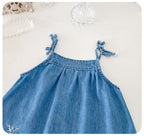 Conjunto Infantil Jeans Bordadinhos