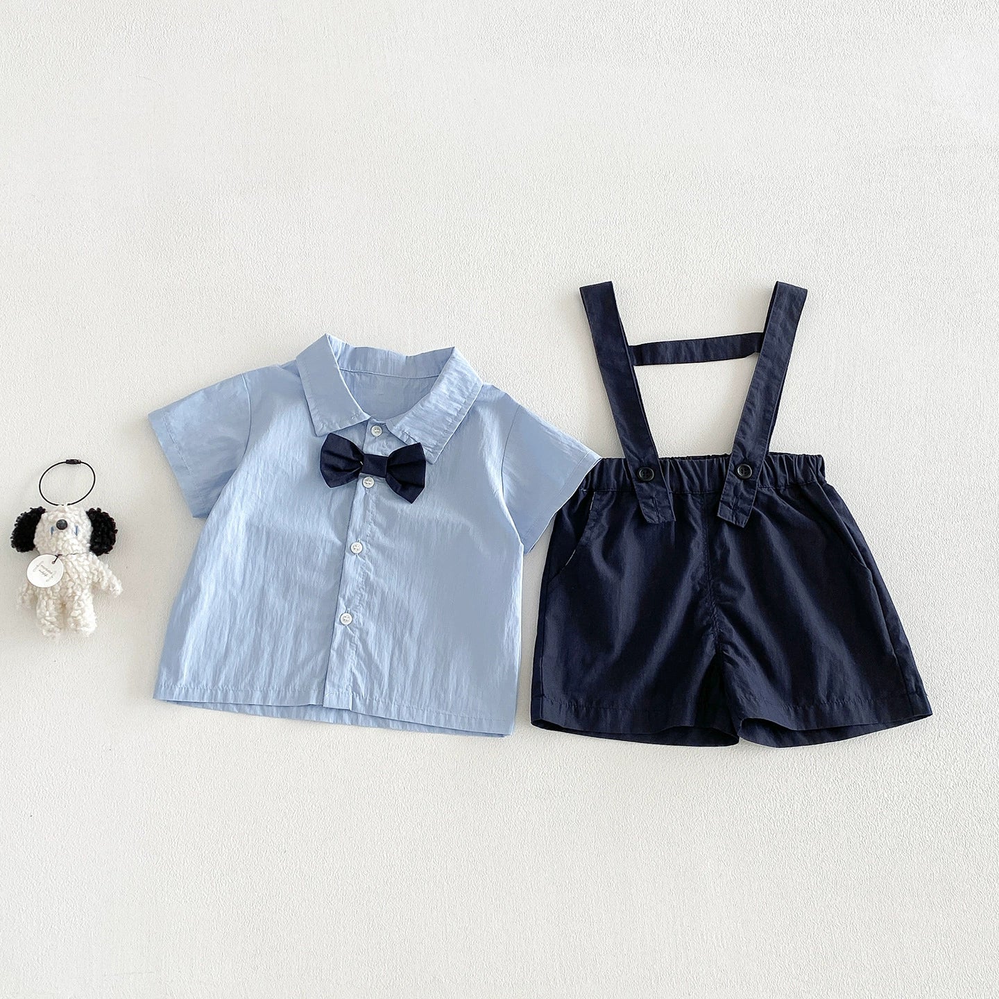 Conjunto Infantil Jardineira Gravatinha
