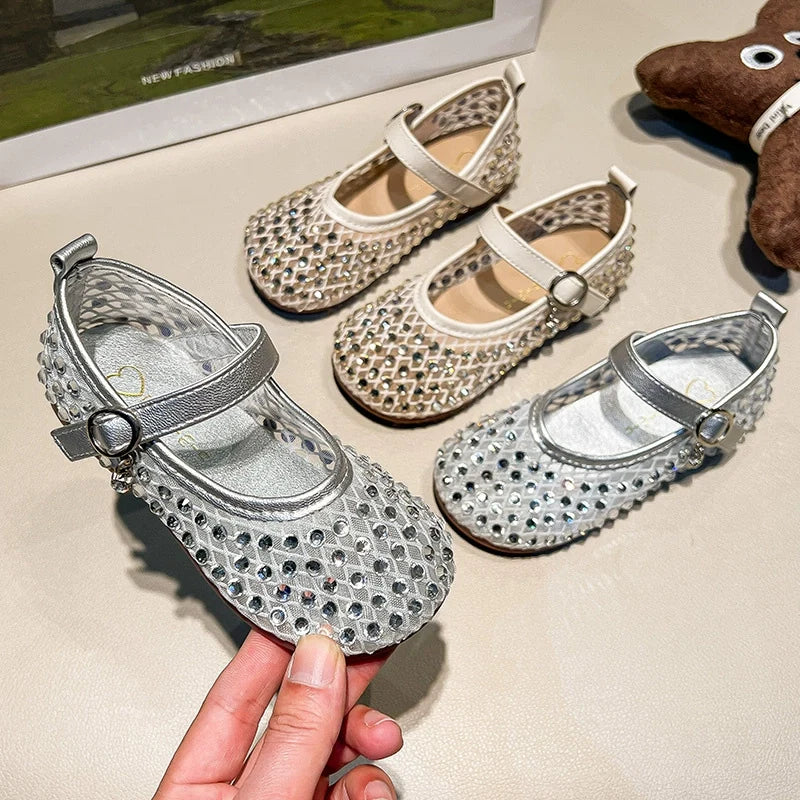 Sapato Infantil Feminino Strass