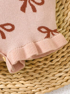 Body Infantil Feminino Tricô Lacinhos
