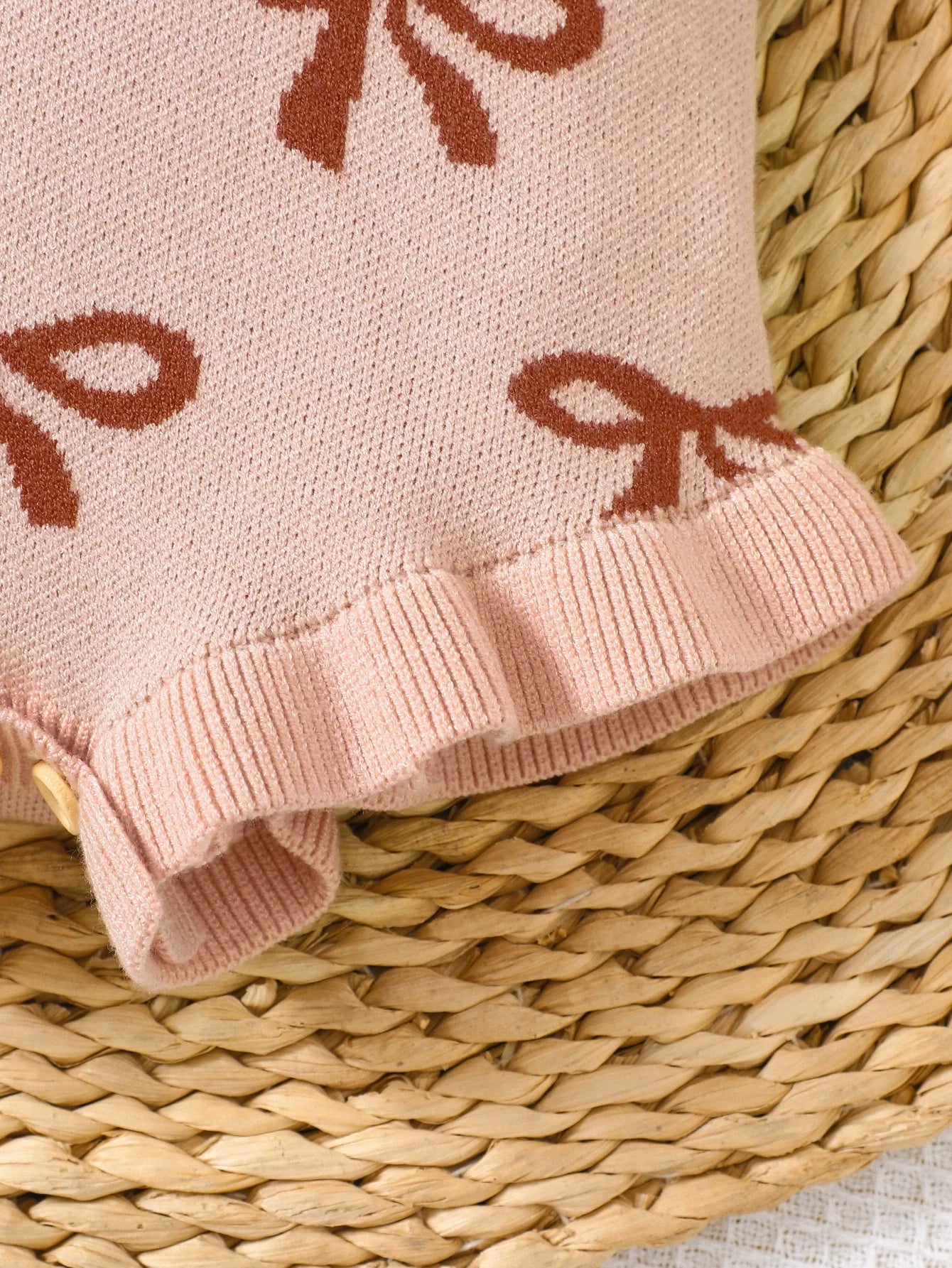 Body Infantil Feminino Tricô Lacinhos
