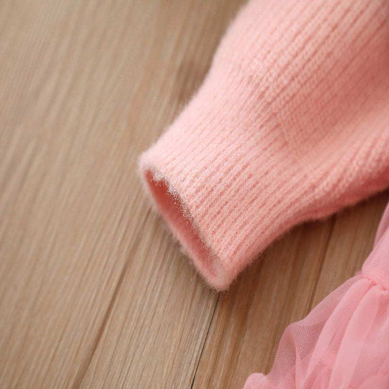 Conjunto Infantil Inverno Laço Brilhante
