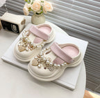 Crocks Infantil Pedrarias Florzinhas