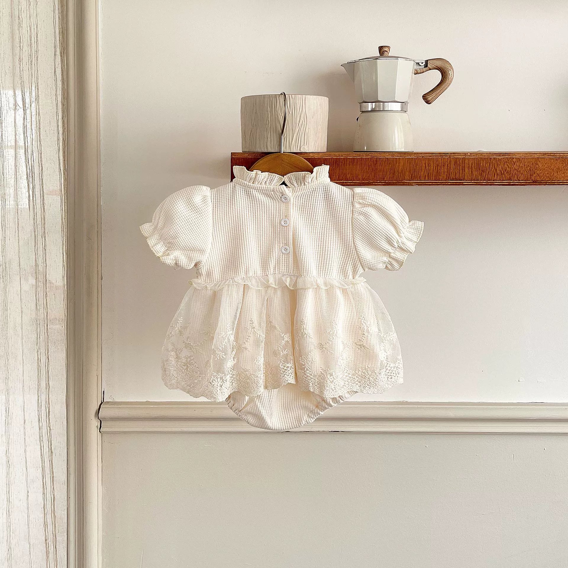 Body Infantil Feminino com Tule Rendado