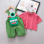 Jardineira Infantil Monstros SA
