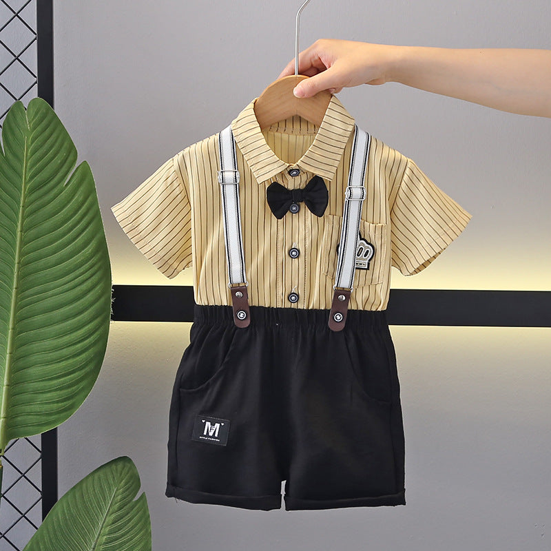 Conjunto Infantil Lístras Suspensório
