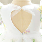 Vestido de Festa Tule Floral