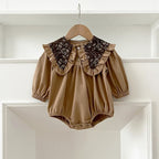 Body Infantil Feminino Golinha Floral