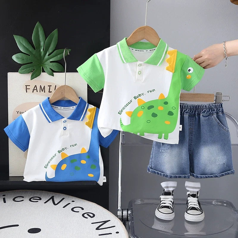 Conjunto Infantil Verão Dinossauro