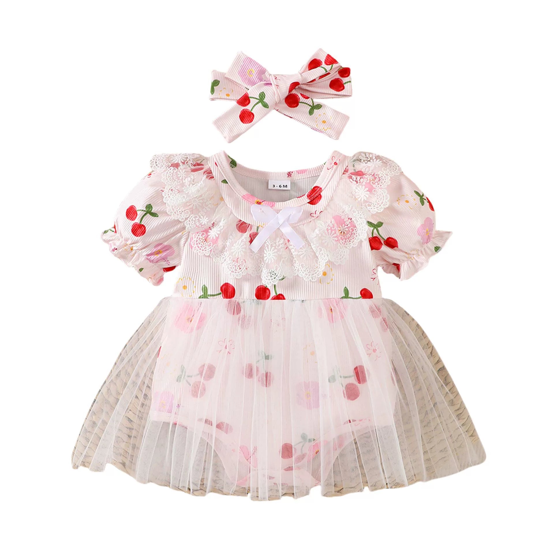 Body Infantil Feminino Cerejinhas