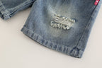 Conjunto Infantil Masculino Letras e Jeans