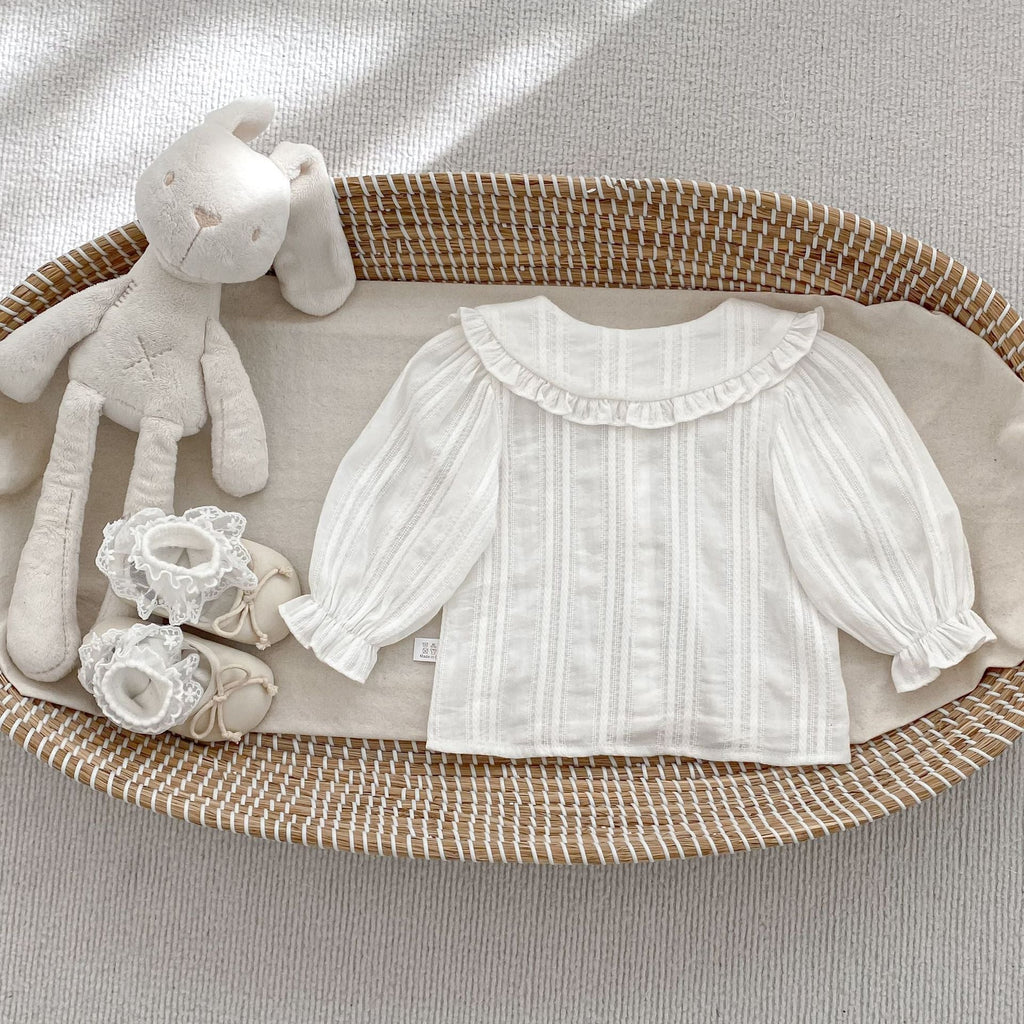 Vestido Infantil + Blusa Branca Golinha