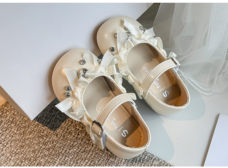 Sapato Infantil Feminino Pedras e Lacinhos