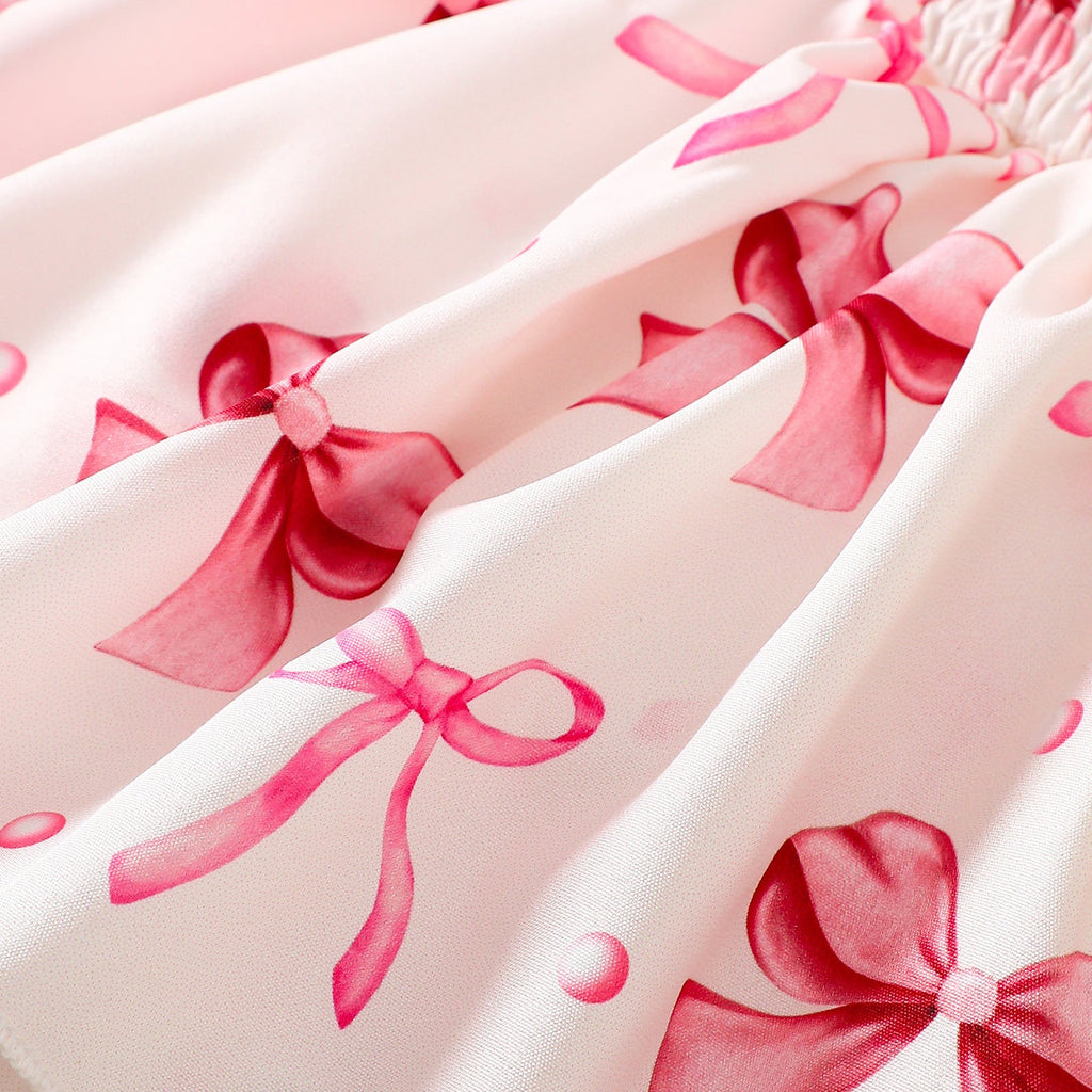 Vestido Infantil Verão Lacinhos