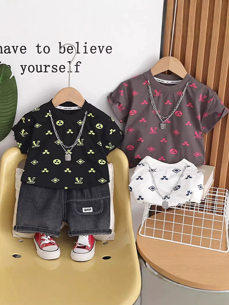 Conjunto Infantil Masculino Moderno e Jeans