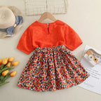 Conjunto Infantil Feminino Rendinha Floral