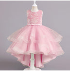 Vestido Infantil Brilhante Camadas