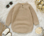 Body Infantil de Tricô Hello