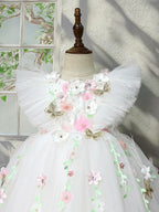 Vestido Infantil de Festa Flores