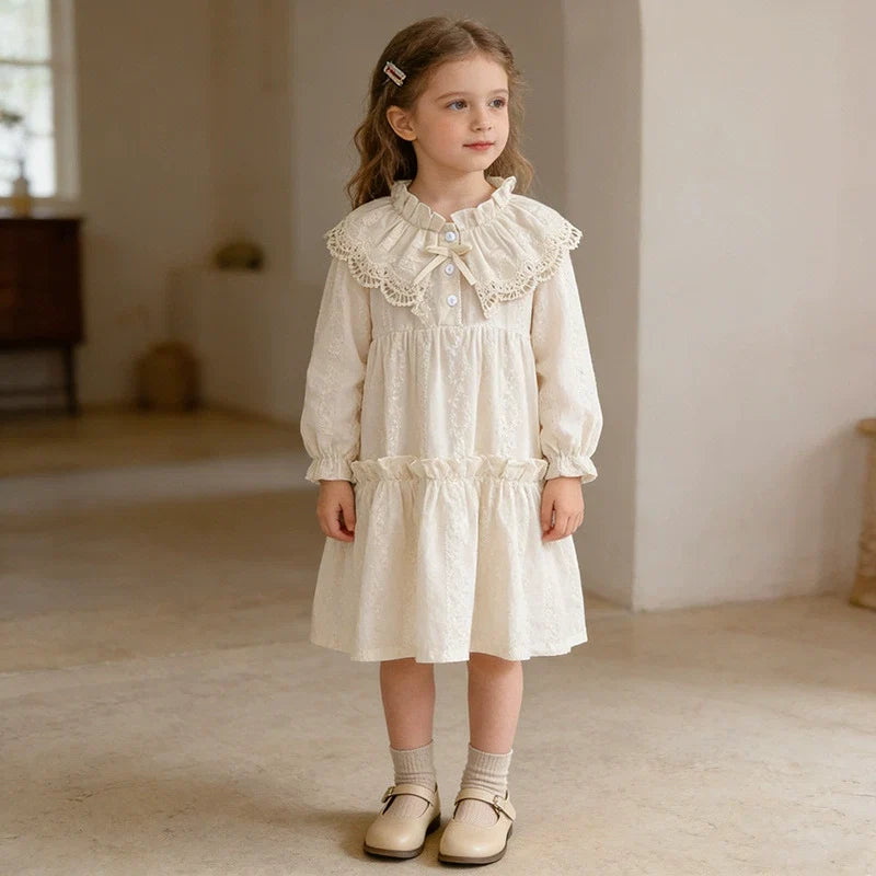 Vestido Infantil Rendado Golinha