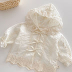 Camisa Infantil Feminina Renda Lacinho
