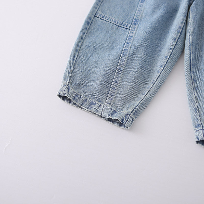 Conjunto Infantil Masculino Jeans 3 Peças