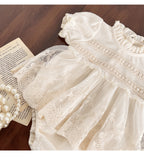 Body Infantil Feminino com Tule Rendado