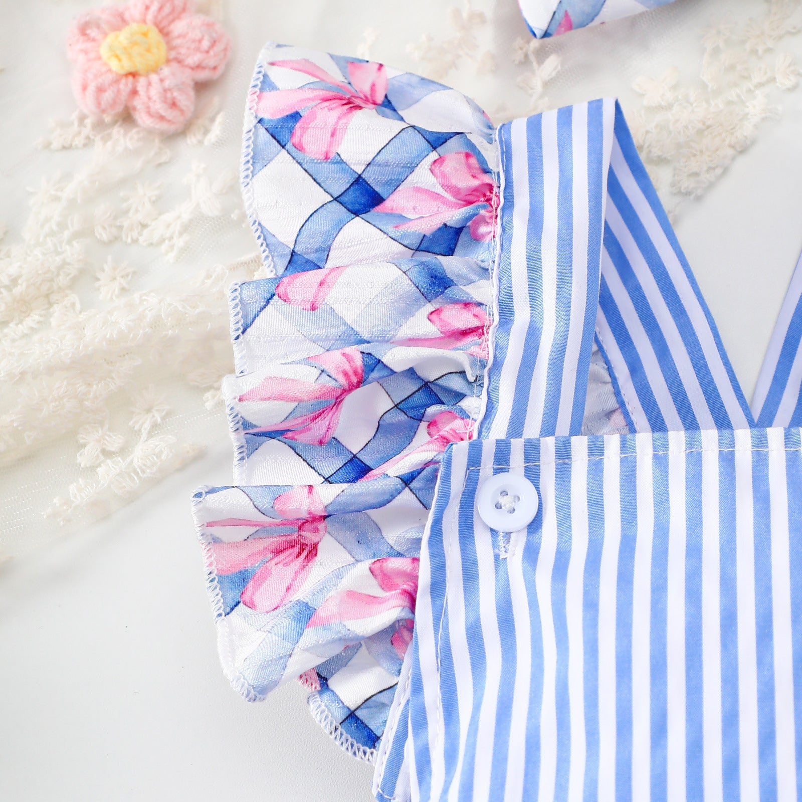 Body Infantil Verão Lacinhos