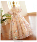 Vestido de Festa Infantil Lantejoulas Brilhante