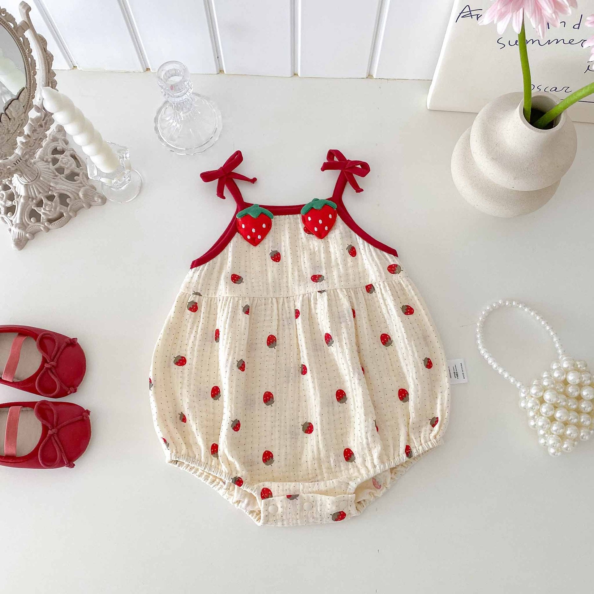 Body Infantil Feminino Moranguinhos