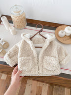 Casaco Infantil Plush Orelhinhas
