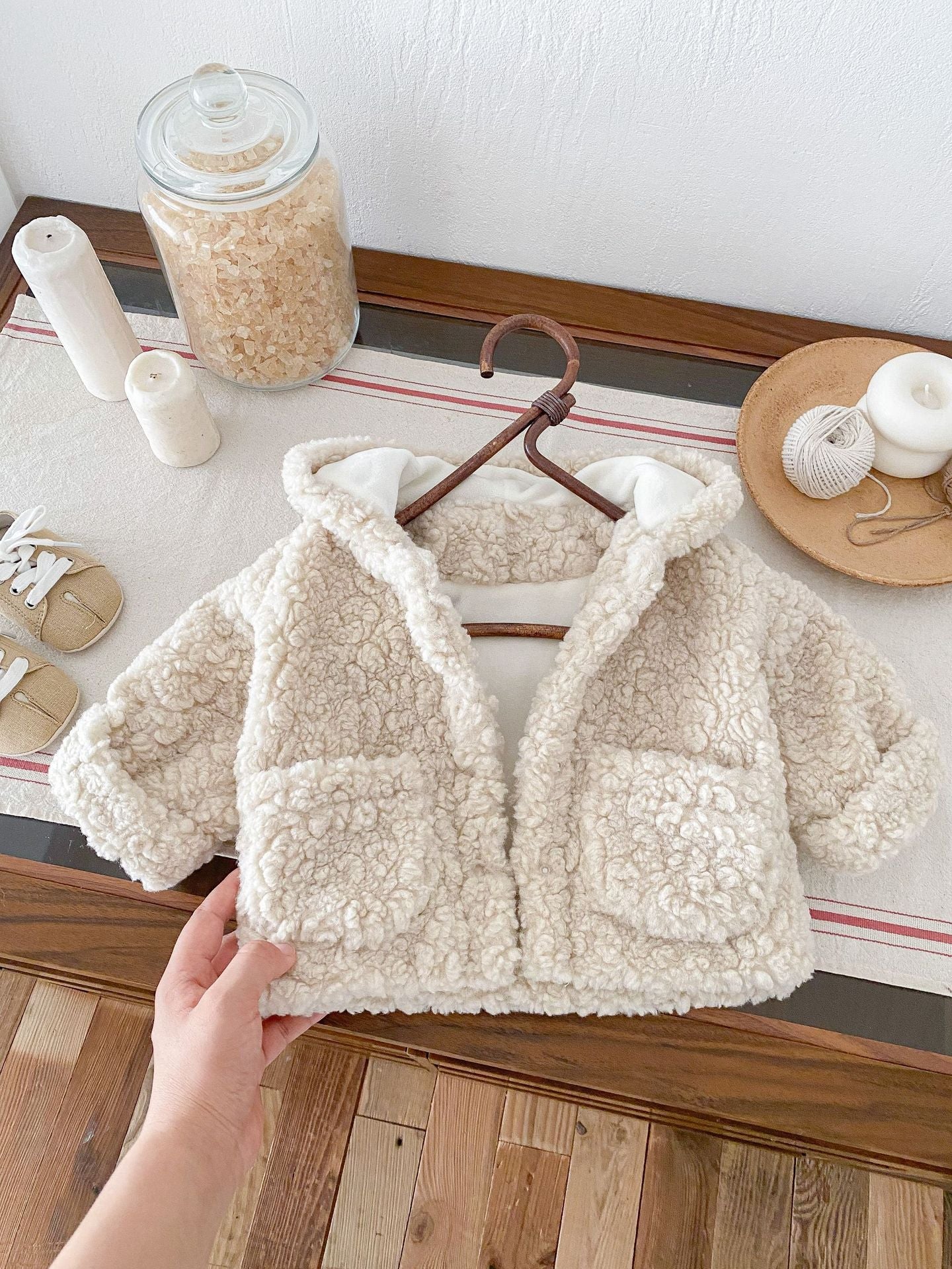 Casaco Infantil Plush Orelhinhas