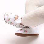 Sapato Infantil Florzinhas e Lacinho