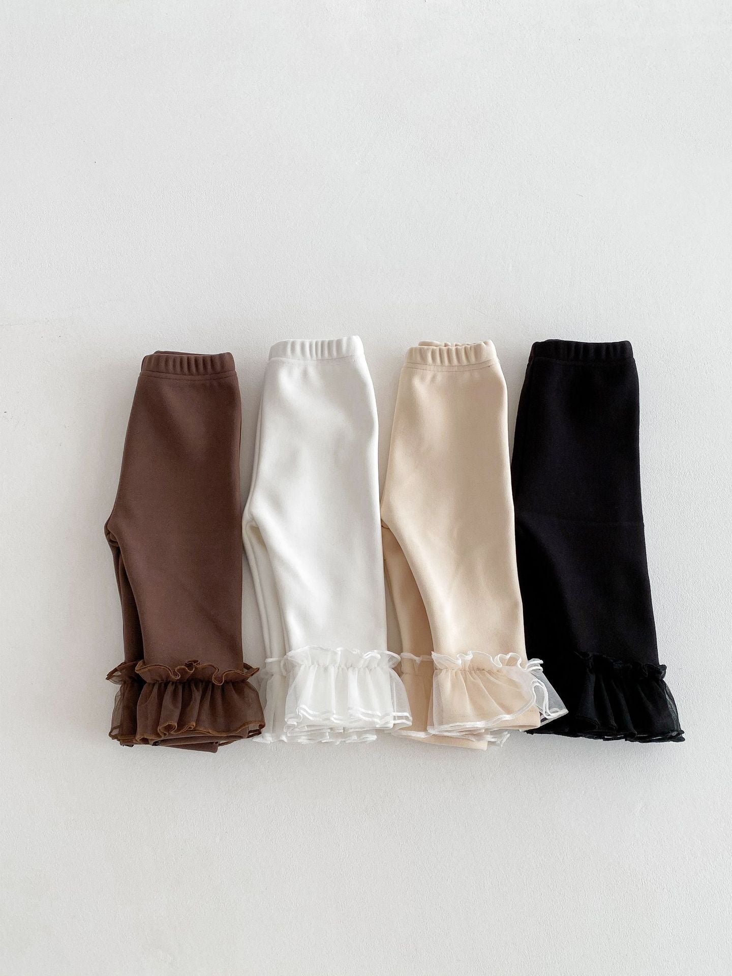 Calça Infantil Feminina Quentinha Barrinha de Tule