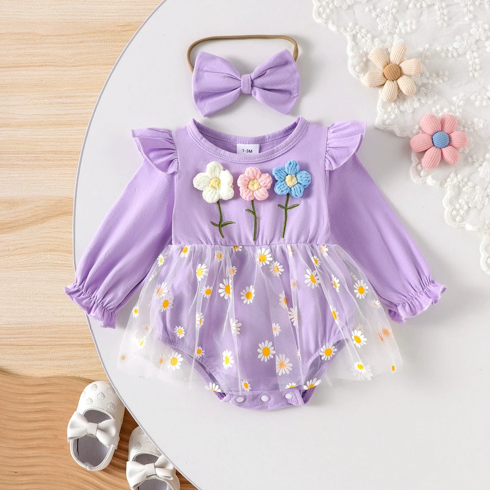 Body Infantil Feminino Florzinhas