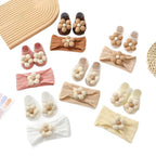 Kit Meia + Faixinha Infantil Florzinha