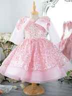 Vestido Infantil de Festa Pedras Brilhantes