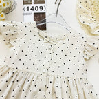 Conjunto Infantil Feminino Bolinhas e Pérolas